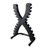 TK4-D055 X-shaped Electroplated Dumbbell Rack (10 Pairs) - 图片 2